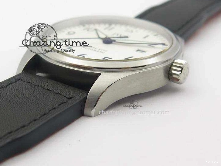 MIROTIME 0517 Mark XVIII IW327002 SS Mk Maker Best Edition White Dial On Black Leather Strap A SunProtective 7298